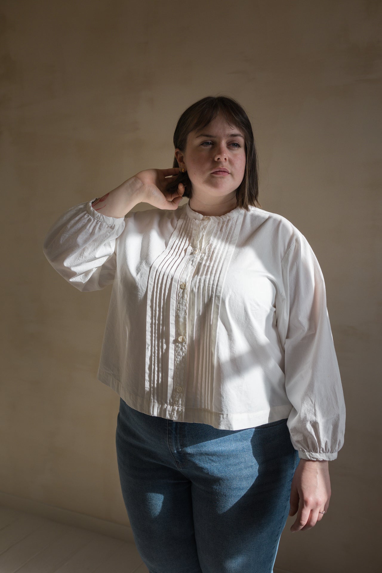 Blouse plissée Henriette