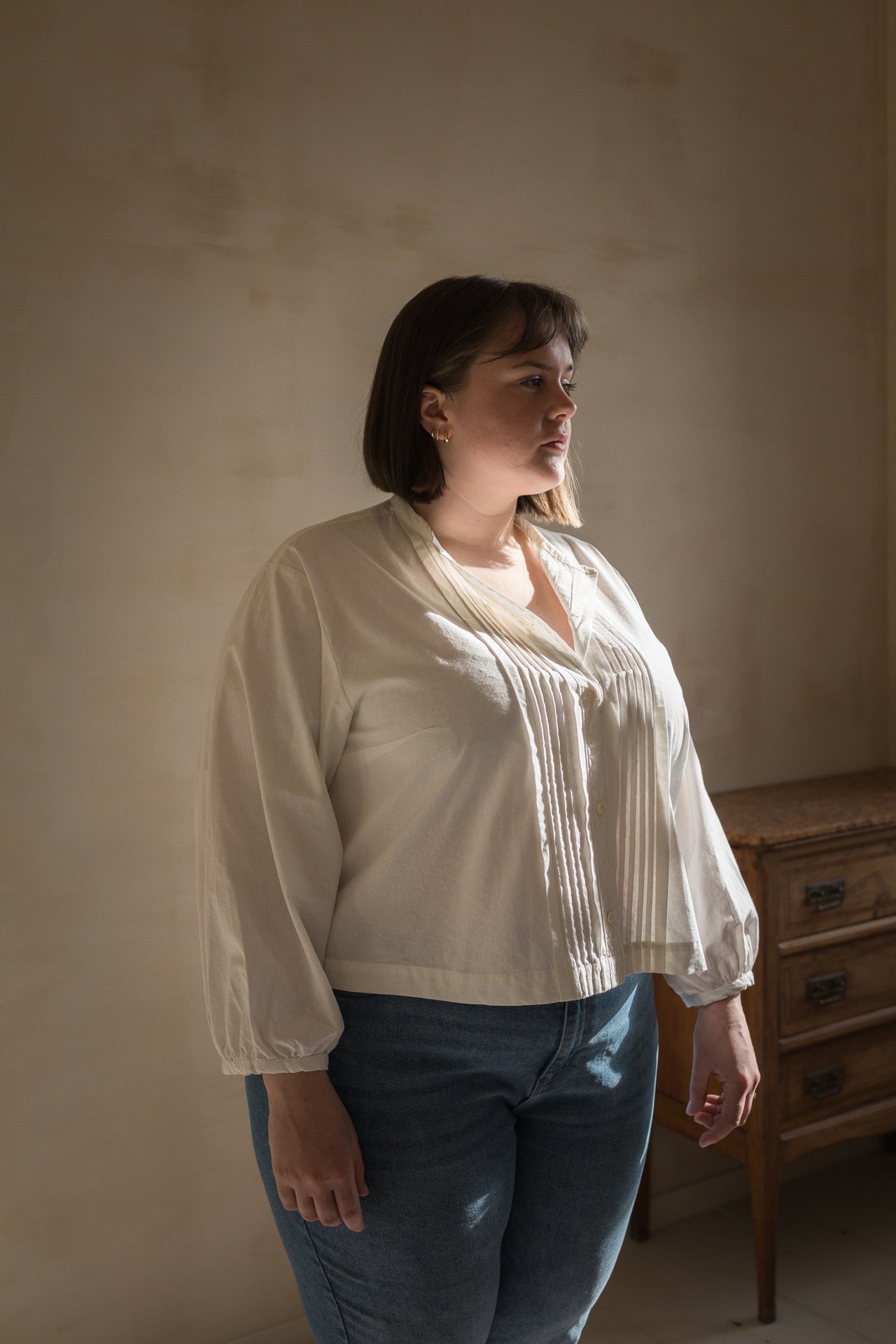 Blouse plissée Henriette
