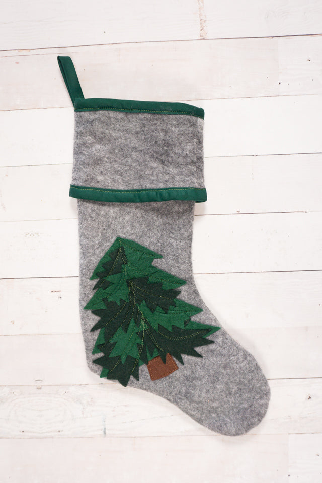 Felt Stocking Sewing Pattern
