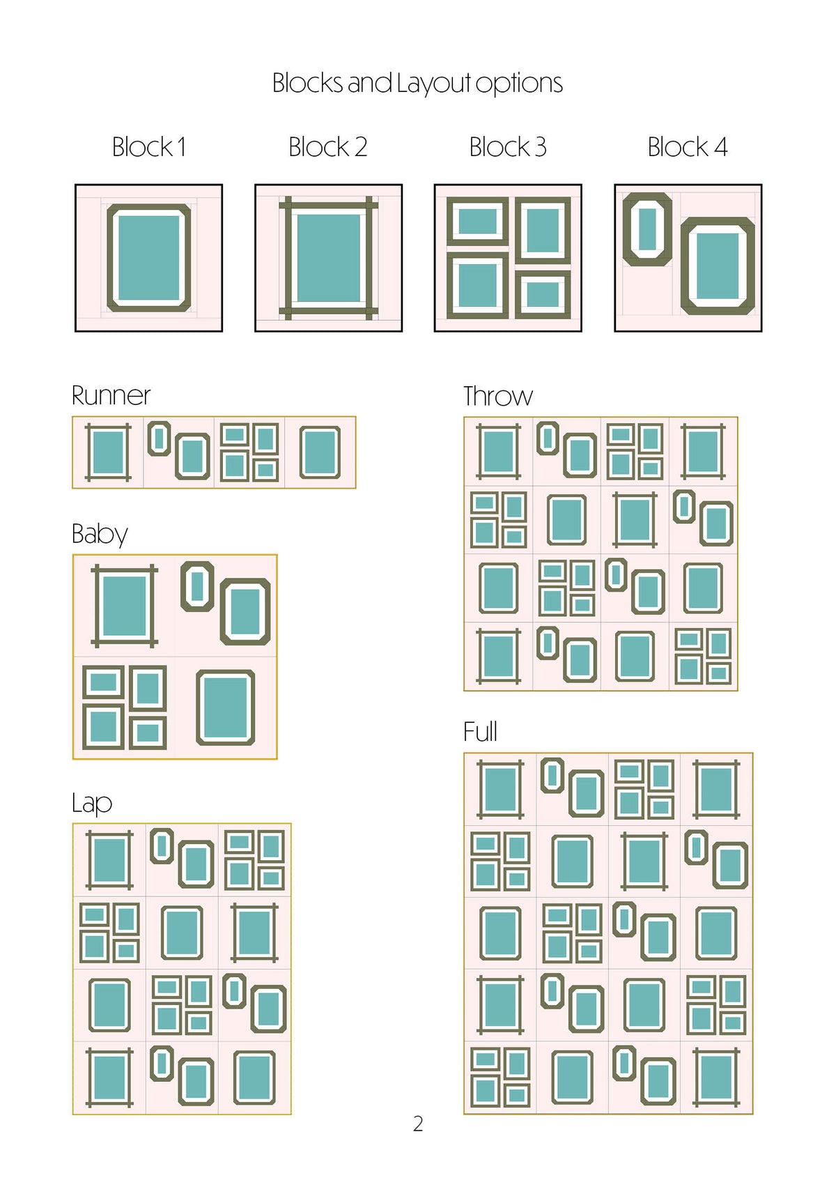 Gallery Wall Quilt pattern