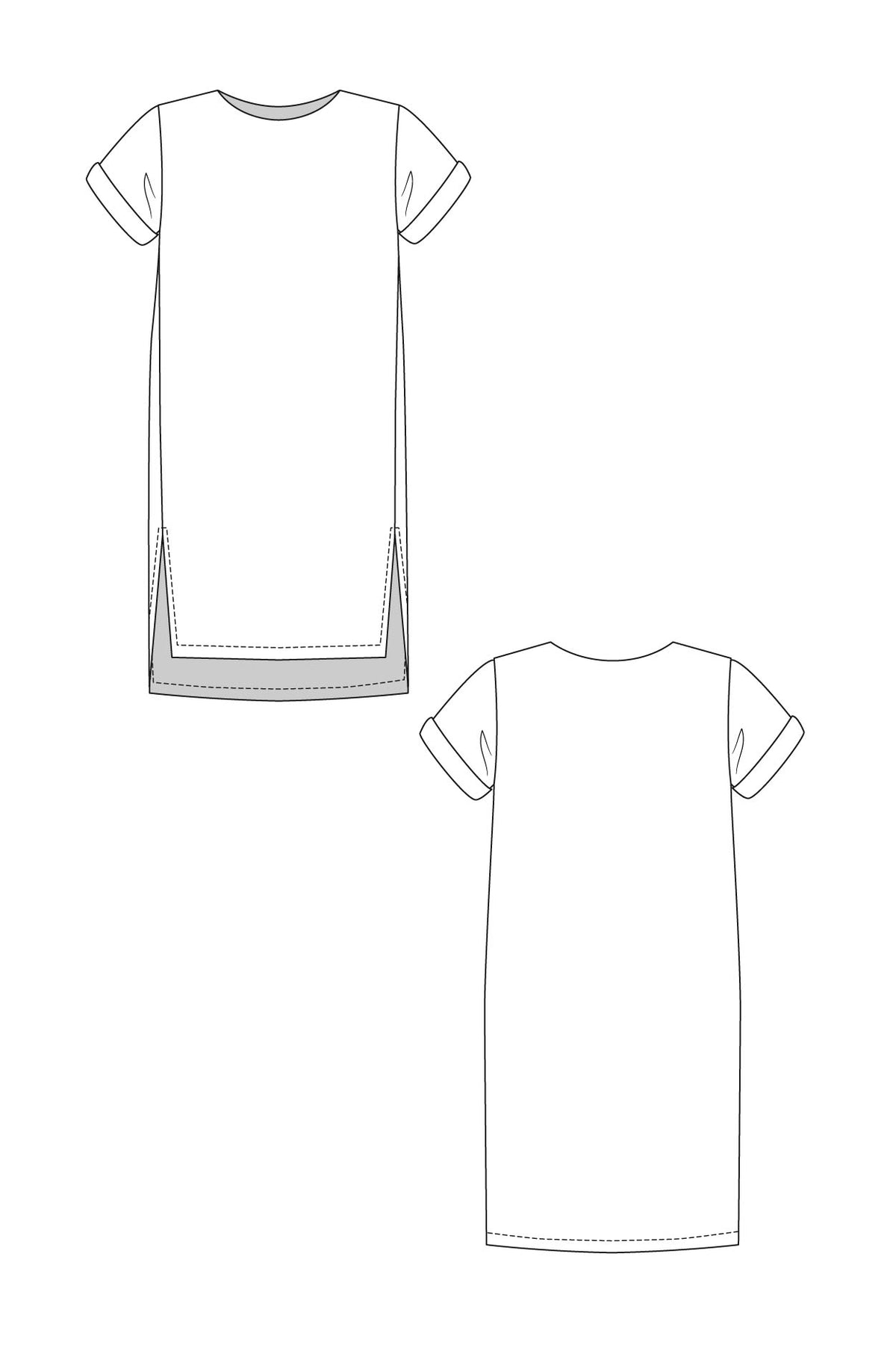 INARI dress & crop tee