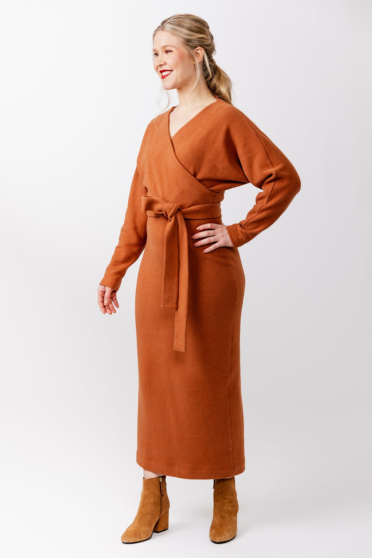 KAJO batwing wrap sweater & dress