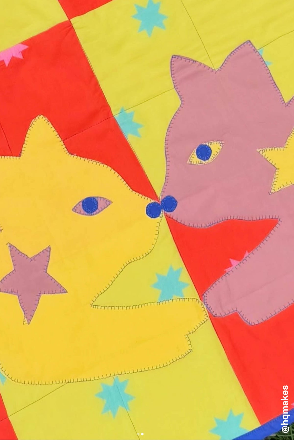 Katzen Quilt Schnittmuster