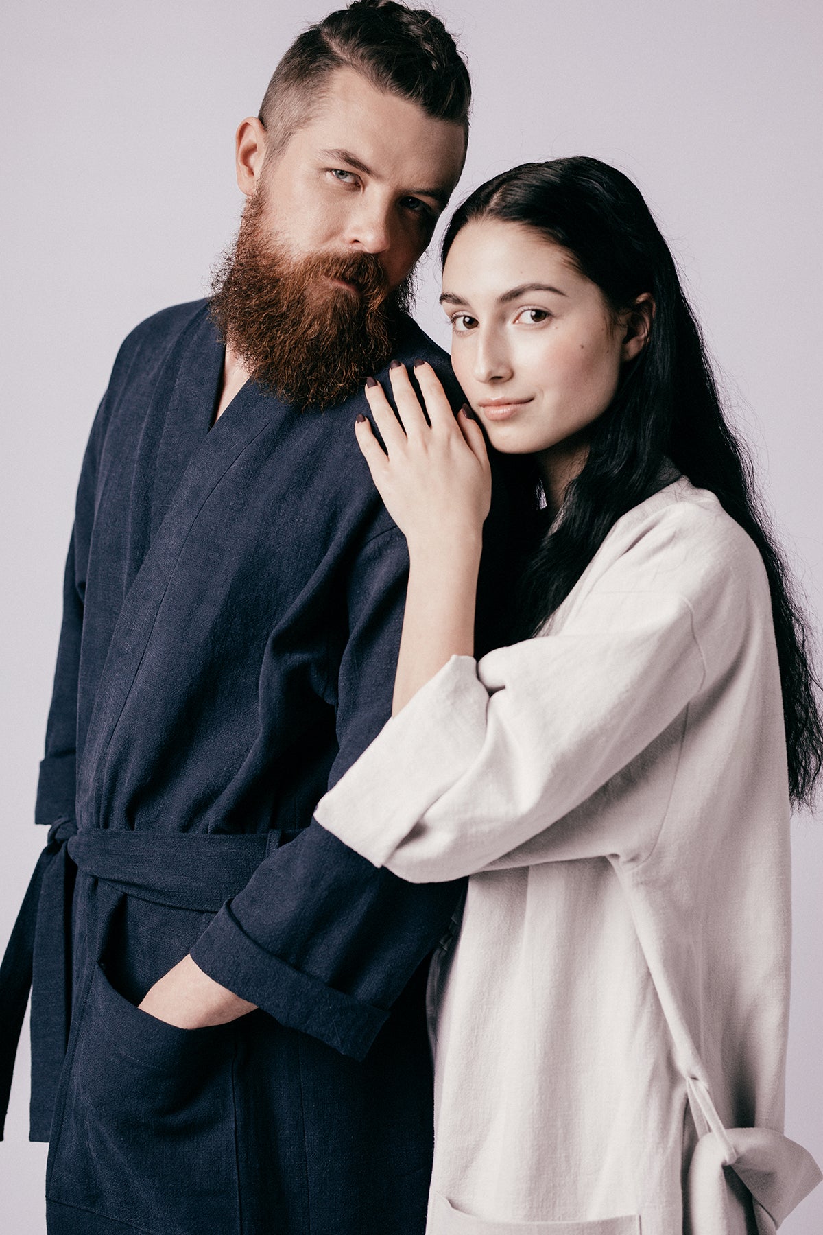 Unisex dressing gown sewing pattern