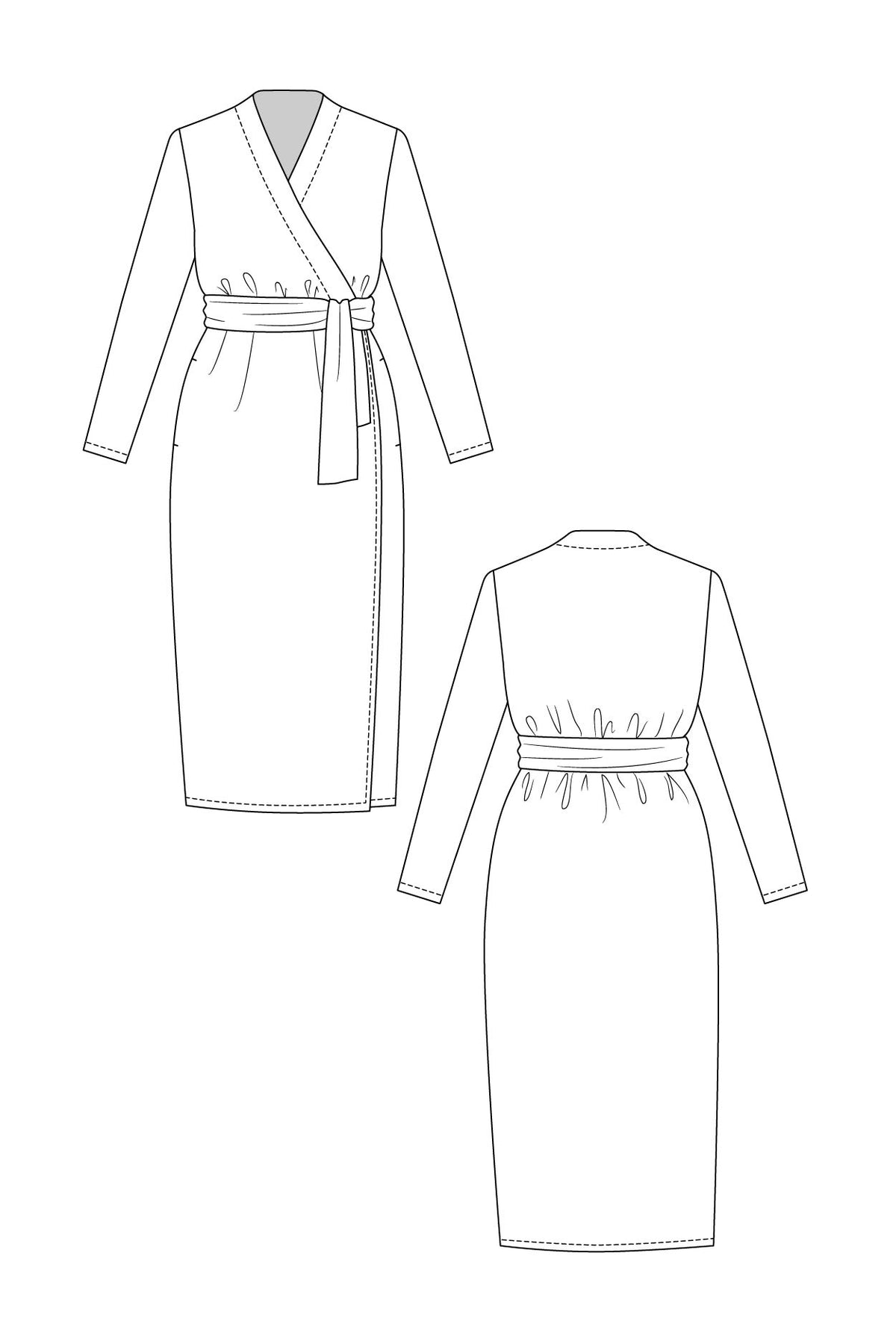 OLIVIA wrap dress