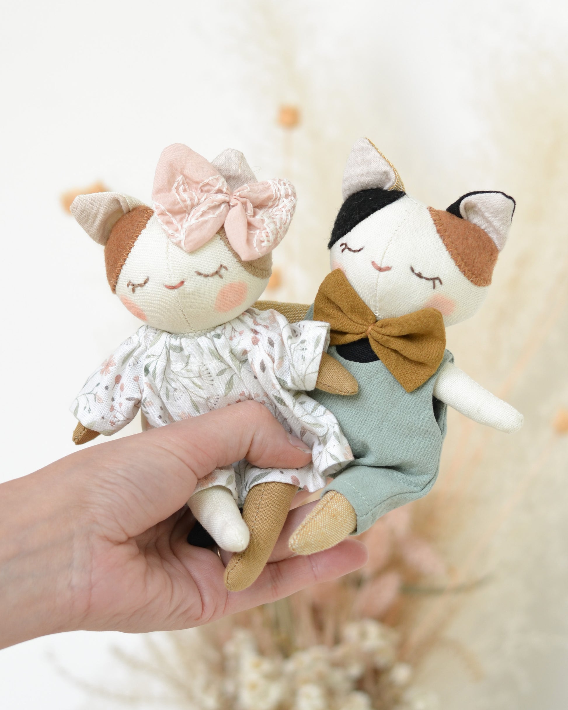 Sewing Pattern - Mini Cat doll