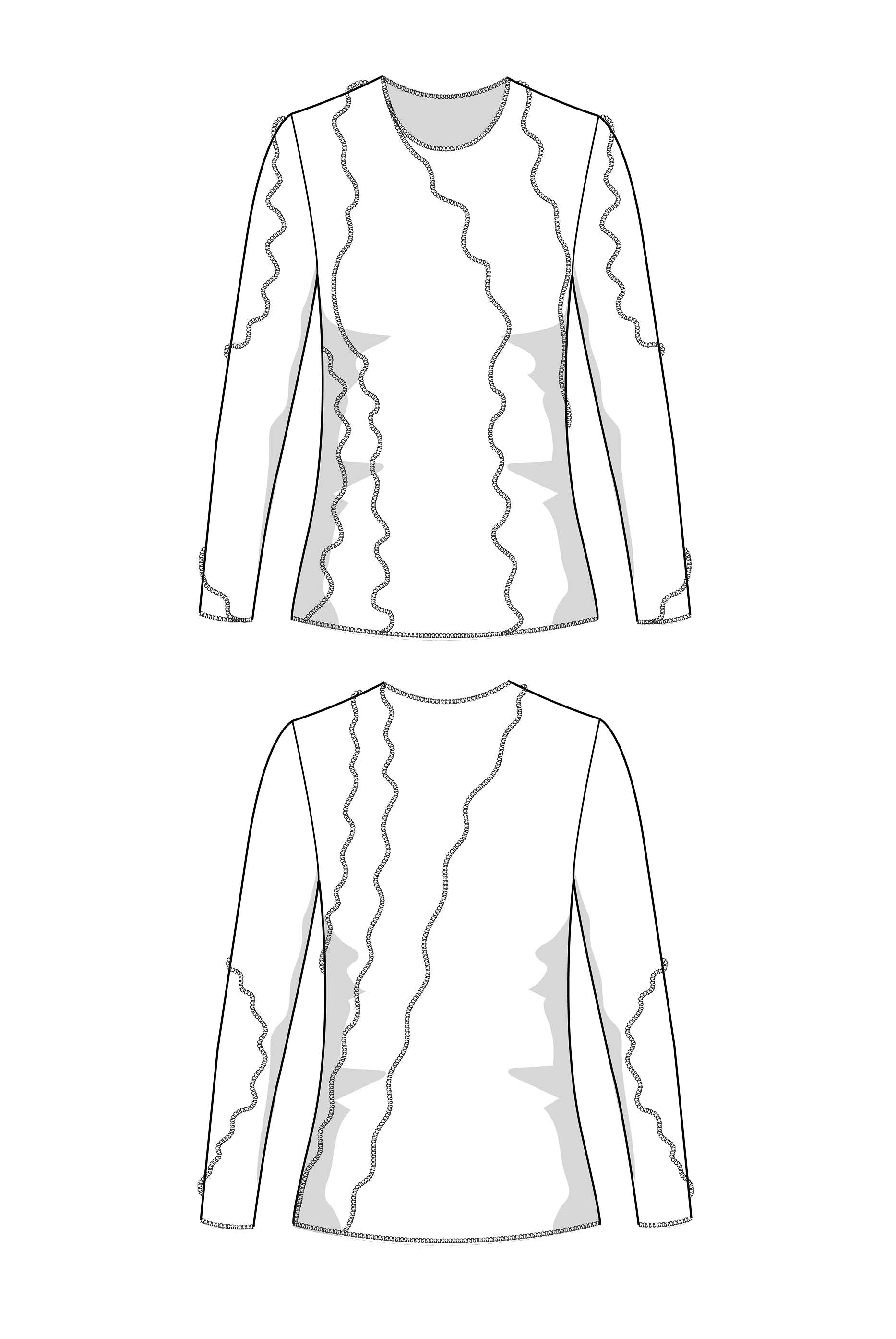 Jersey Top Schnittmuster INA