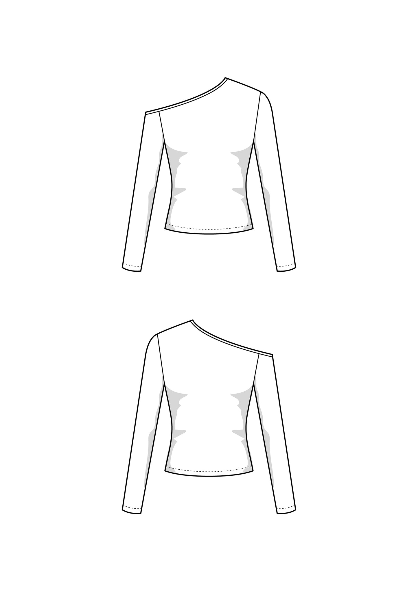 Off Shoulder Top Schnittmuster LIZA