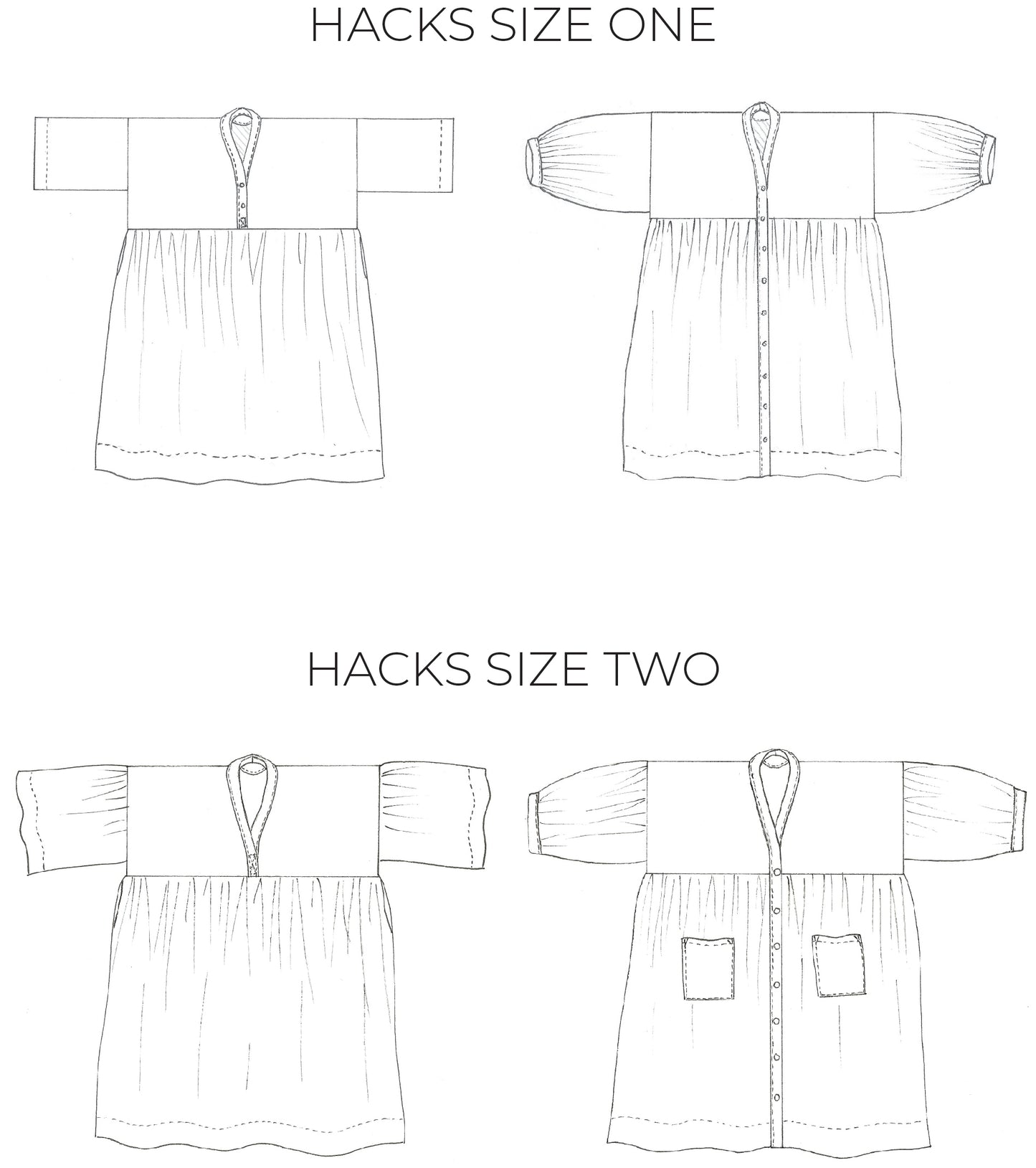ZW Gather Dress - PDF Pattern