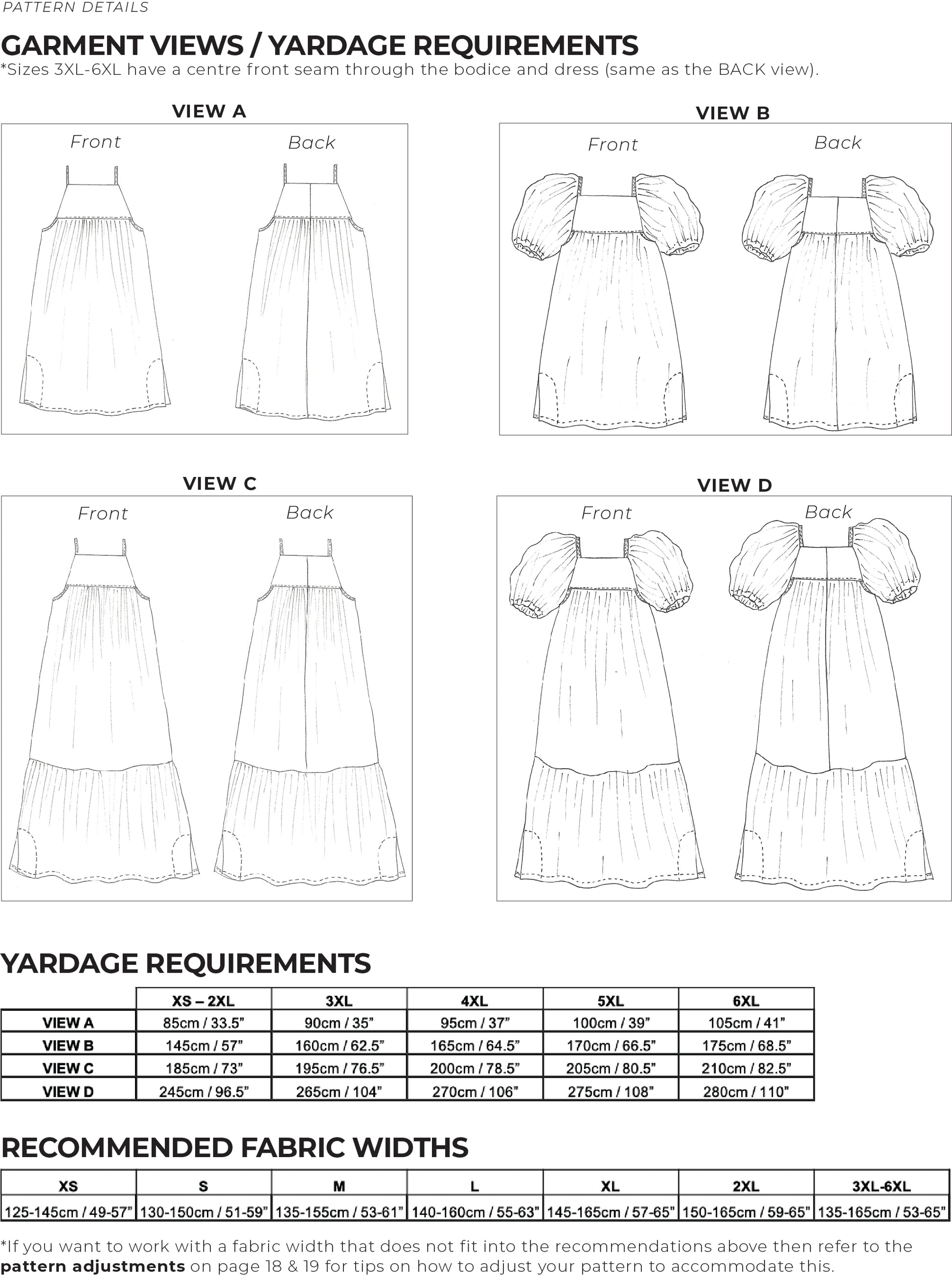 ZW Tier Dress - PDF Pattern