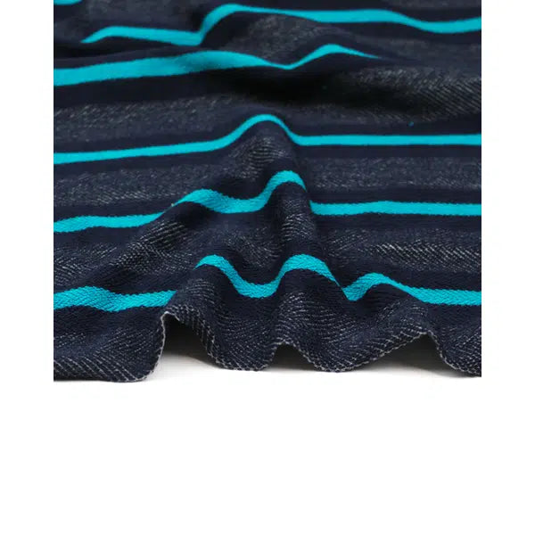 Reversi French Terry Fabric - Davey Stripe – view 2 | Truro Fabrics