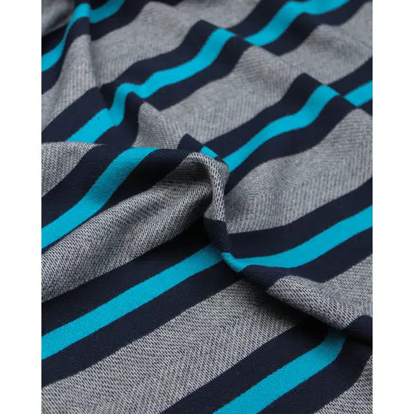 Reversi French Terry Fabric - Davey Stripe – view 3 | Truro Fabrics