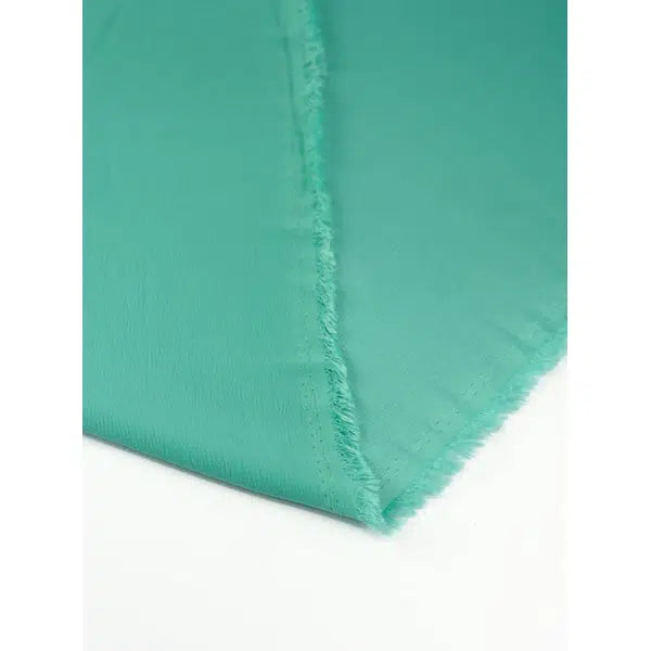 Ripple Crepe Backed Satin Fabric - Aqualina – view 3 | Truro Fabrics
