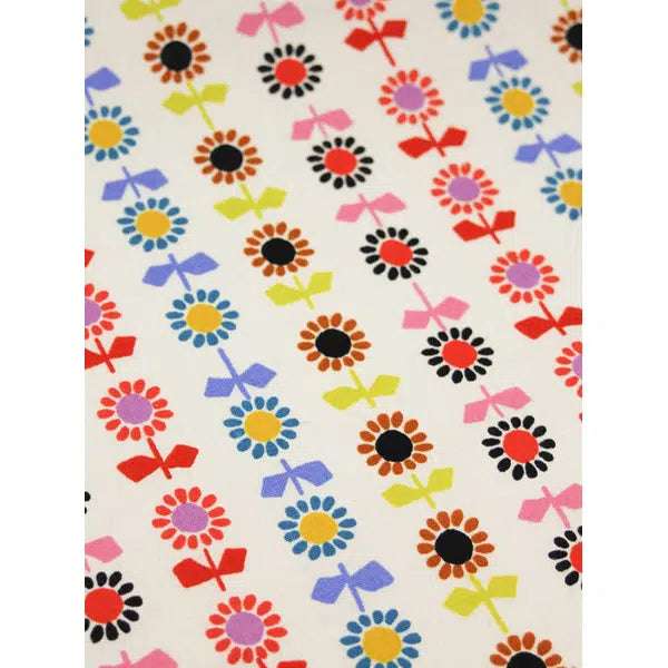 Ruby Star Society Canvas Fabric - Daisy Stripe - Natural – view 6 | Truro Fabrics