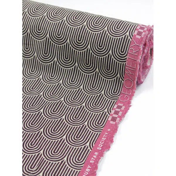 Ruby Star Society Canvas Fabric - Hump Day Eggplant – view 2 | Truro Fabrics