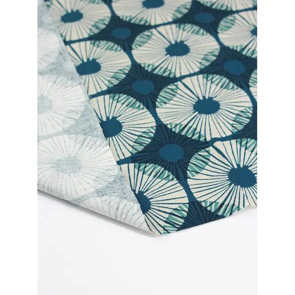 Ruby Star Society Canvas Fabric – Superbloom Teal – view 3 | Truro Fabrics