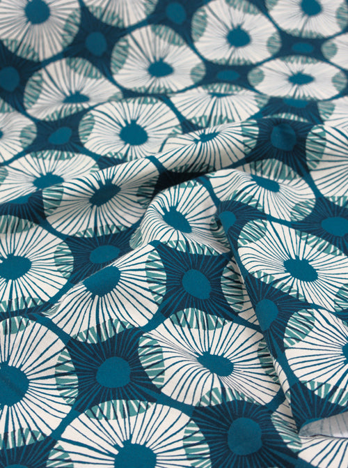Ruby Star Society Canvas Fabric – Superbloom Teal