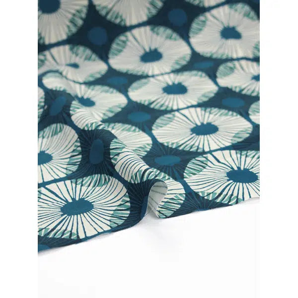 Ruby Star Society Canvas Fabric – Superbloom Teal – view 5 | Truro Fabrics