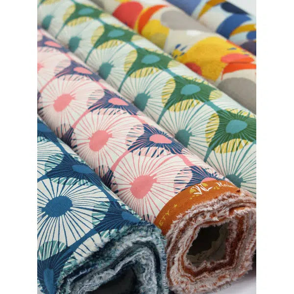 Ruby Star Society Canvas Fabric – Superbloom Teal – view 7 | Truro Fabrics