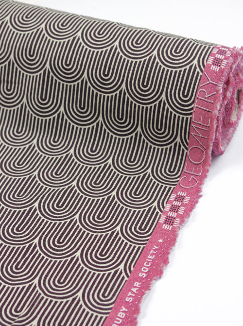 Ruby Star Society Canvas Fabric - Hump Day Eggplant