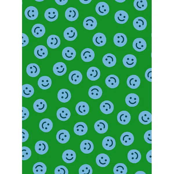 Ruby Star Society Cotton Fabric -  Egg & Friends -  Smiley - Verdant | Truro Fabrics