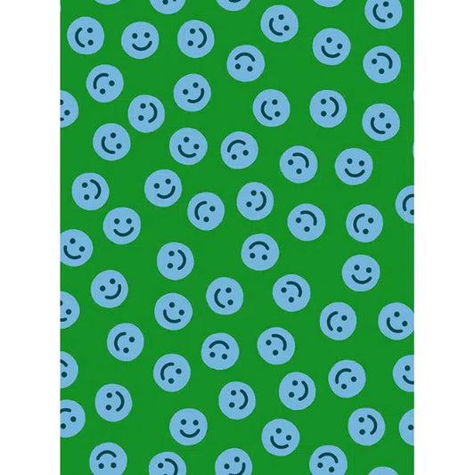 Ruby Star Society Cotton Fabric -  Egg & Friends -  Smiley - Verdant | Truro Fabrics
