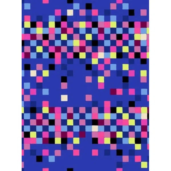 Ruby Star Society Cotton Fabric - Glow Garden - Pixels - Blacklight | Truro Fabrics