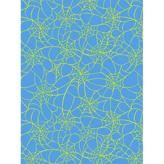 Ruby Star Society Cotton Fabric - Glow Garden - Tangled Web - Lindley Blue | Truro Fabrics