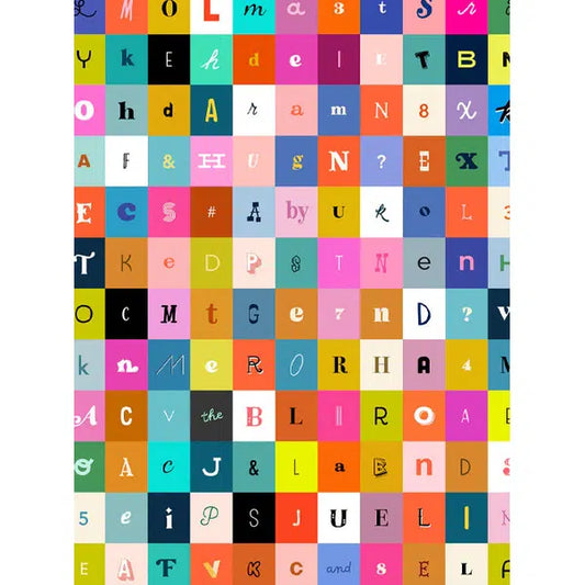 Ruby Star Society Cotton Fabric - Selvedge Magic - Letters | Truro Fabrics