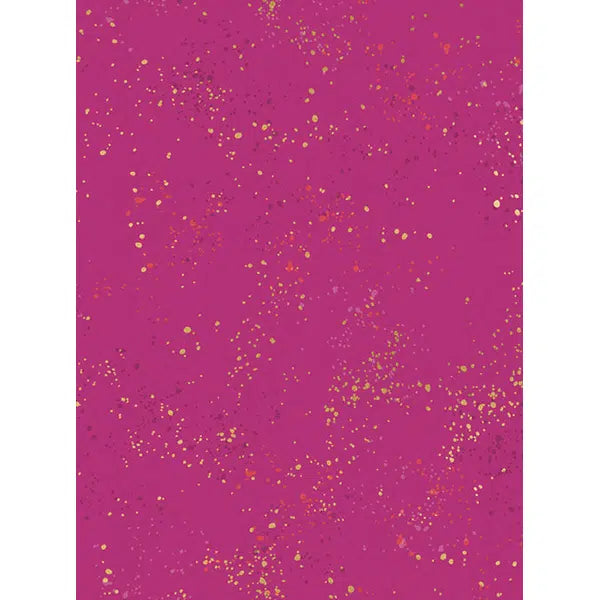 Ruby Star Society Cotton Fabric - Speckled - Metallic Berry | Truro Fabrics