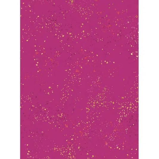 Ruby Star Society Cotton Fabric - Speckled - Metallic Berry | Truro Fabrics