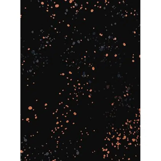 Ruby Star Society Cotton Fabric - Speckled - Metallic Black | Truro Fabrics