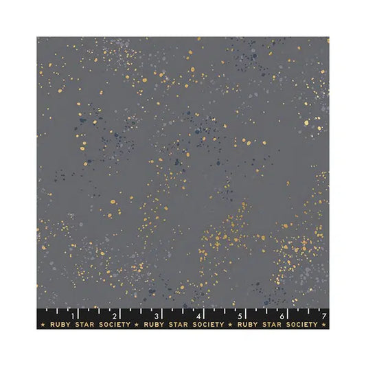 Ruby Star Society Cotton Fabric - Speckled - Metallic Cloud – view 2 | Truro Fabrics