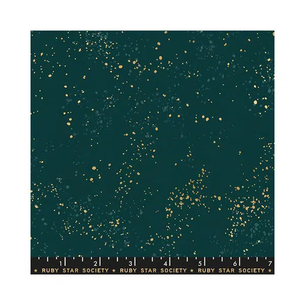 Ruby Star Society Cotton Fabric - Speckled - Metallic Pine – view 2 | Truro Fabrics