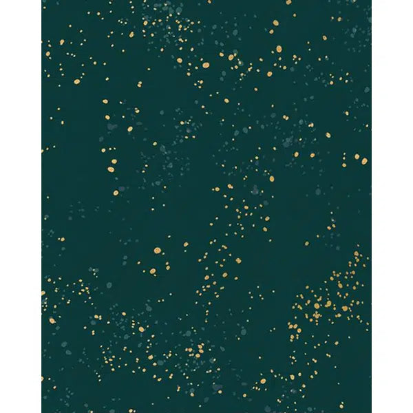 Ruby Star Society Cotton Fabric - Speckled - Metallic Pine | Truro Fabrics