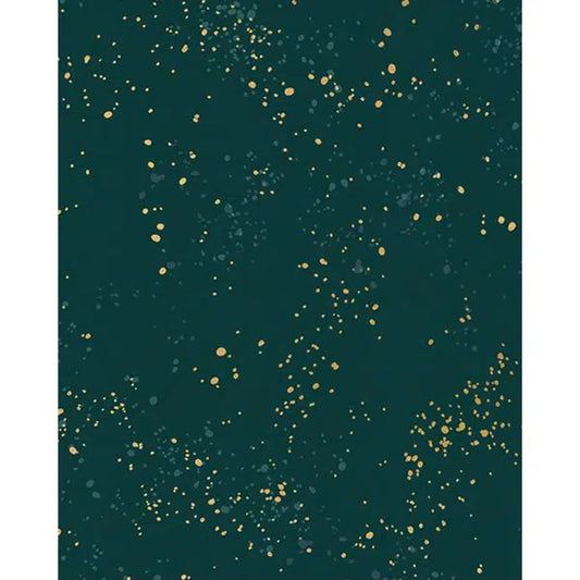 Ruby Star Society Cotton Fabric - Speckled - Metallic Pine | Truro Fabrics