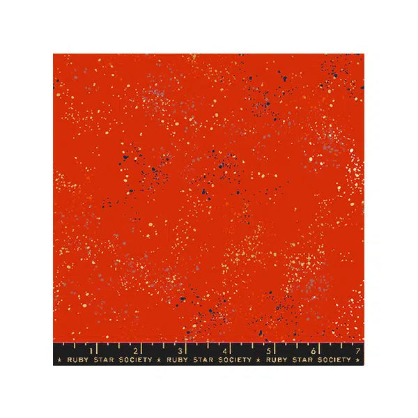 Ruby Star Society Cotton Fabric - Speckled - Metallic Poinsettia – view 2 | Truro Fabrics