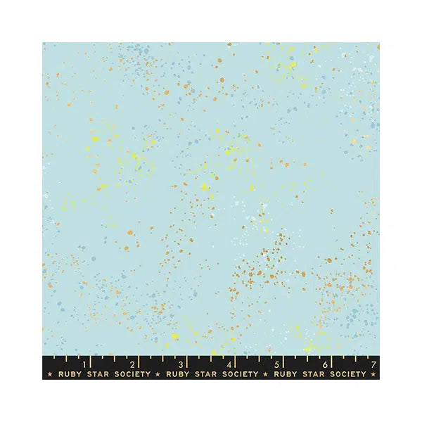Ruby Star Society Cotton Fabric - Speckled - Metallic Polar – view 2 | Truro Fabrics