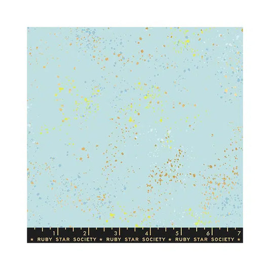 Ruby Star Society Cotton Fabric - Speckled - Metallic Polar – view 2 | Truro Fabrics