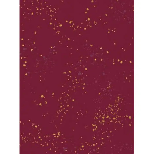 Ruby Star Society Cotton Fabric - Speckled - Metallic Wine Time | Truro Fabrics