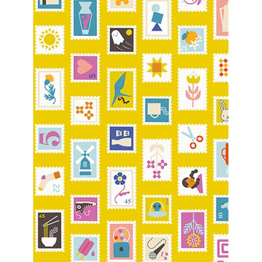 Ruby Star Society Cotton Fabric - Stampy Golden Hour | Truro Fabrics