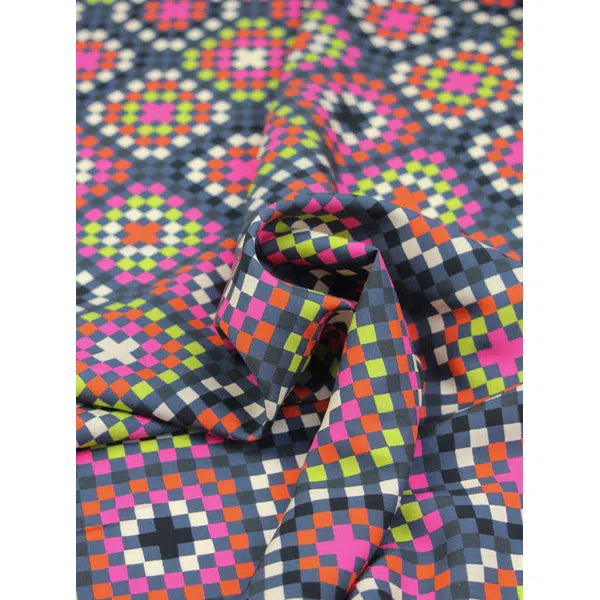 Ruby Star Society Rayon Fabric - Granny Square - Black – view 2 | Truro Fabrics