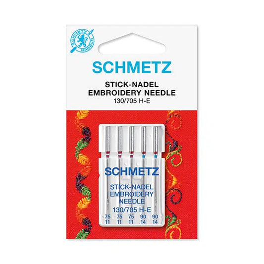 Schmetz Sewing Machine Needles - Assorted Embroidery | Truro Fabrics