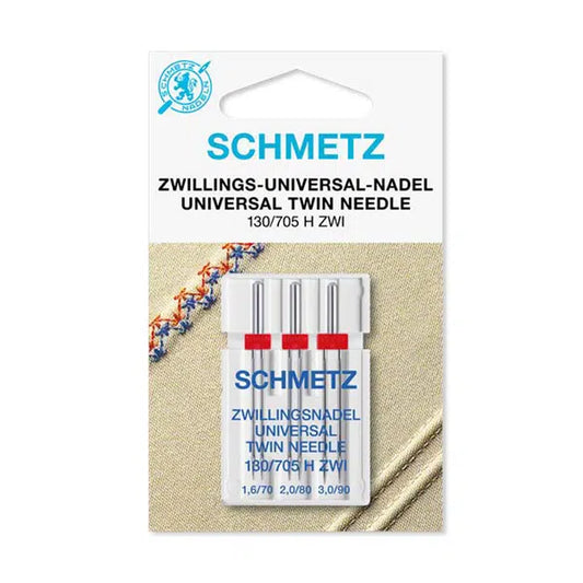 Schmetz Sewing Machine Needles - Assorted Twin | Truro Fabrics