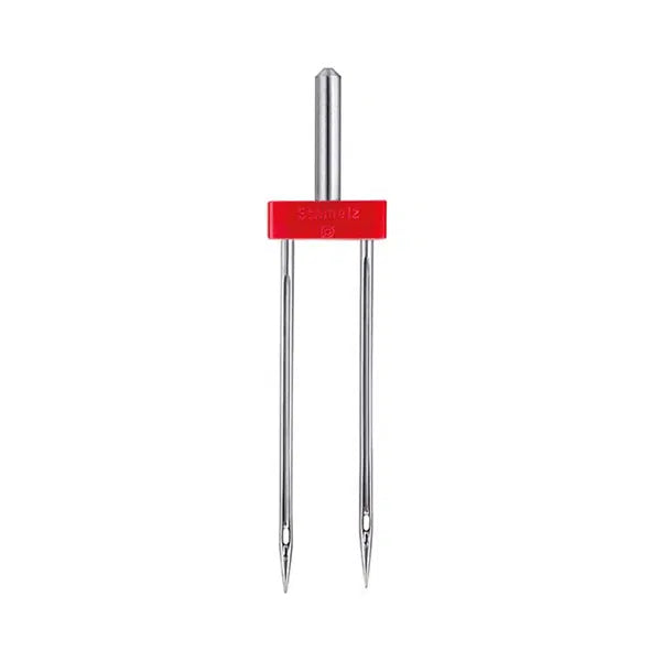 Schmetz Sewing Machine Needles - Extra Wide Twin 100/16 6mm – view 2 | Truro Fabrics