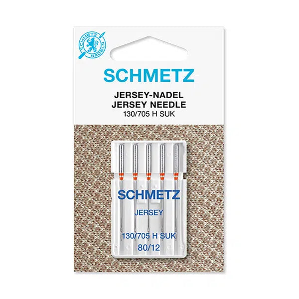 Schmetz Sewing Machine Needles - Jersey Ballpoint 80/12 | Truro Fabrics