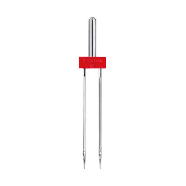 Schmetz Sewing Machine Needles - Stretch Twin 75/11 4mm – view 2 | Truro Fabrics