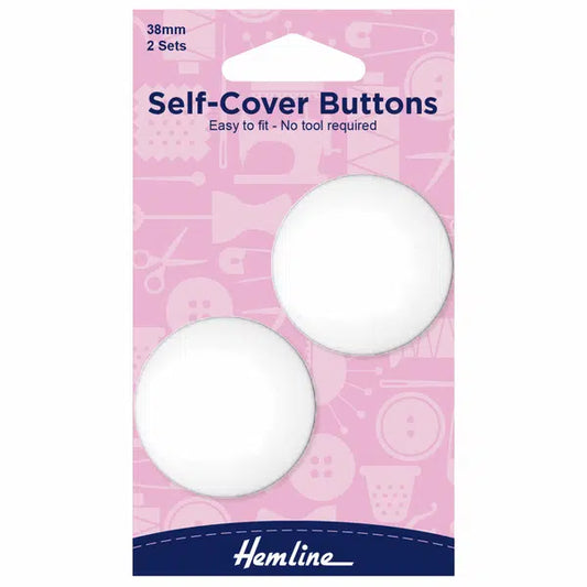 Self-Cover Buttons - Nylon - 38mm | Truro Fabrics
