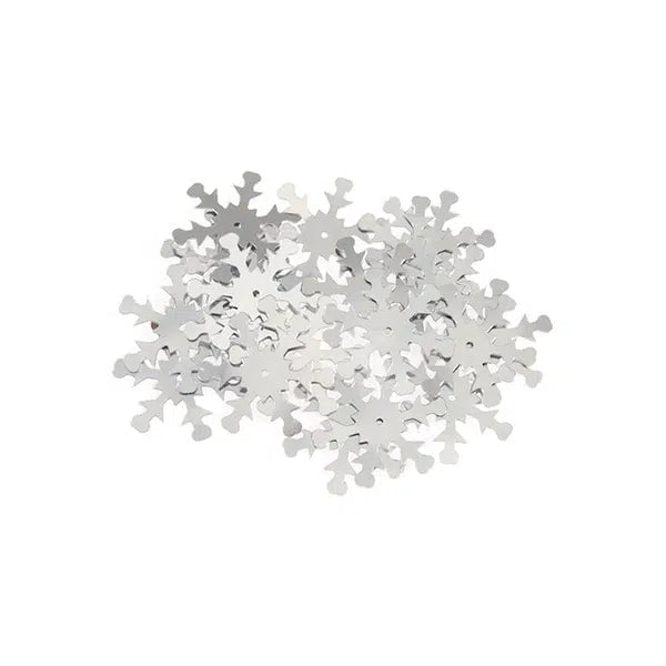 Sequins - 24mm Snowflake - Assorted Colours – view 5 | Truro Fabrics
