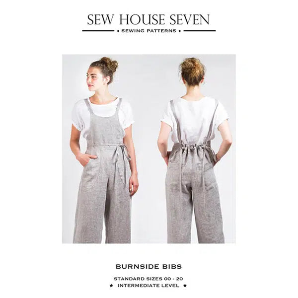 Sew House Seven - Paper Sewing Pattern - Burnside Bibs – view 2 | Truro Fabrics